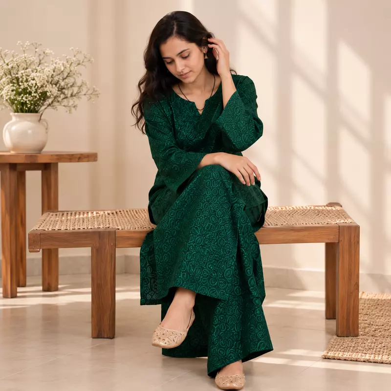Nazneen Embroidered Pakistani Suit