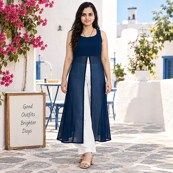 Tara High Slit Kurti