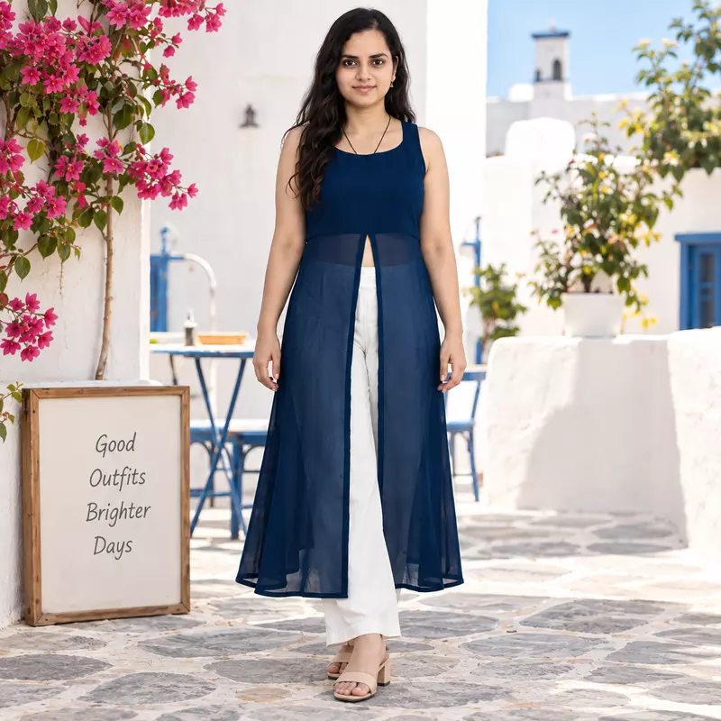 Tara High Slit Kurti