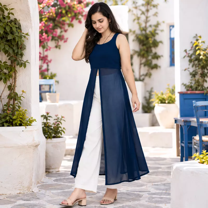 Tara High Slit Kurti